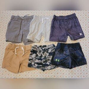 6 Pair Boys Size 12 Months Shorts Bundle
